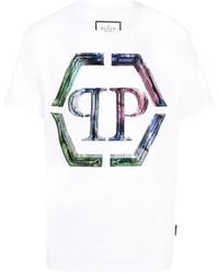 Philipp Plein - Logo-Print Short-Sleeve T-Shirt - Lyst