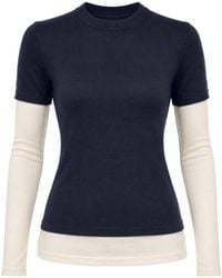 CUDDLEUP - Layered-Effect Long-Sleeve T-Shirt - Lyst
