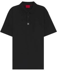 HUGO - Polo Con Parche Del Logo - Lyst