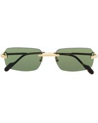 Cartier - Square-frame Sunglasses - Lyst