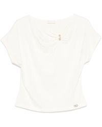 Liu Jo - T-Shirt À Détail Appliqué - Lyst