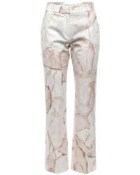 True Royal - Marble-Pattern Trousers - Lyst