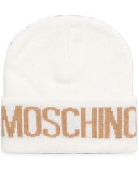 Moschino - Gorro Con Aplique Del Logo - Lyst