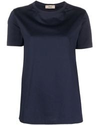 Herno - Contrasting Gathered Panel T-Shirt - Lyst
