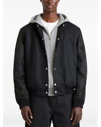 Givenchy - Blouson Aus Materialmix Mit Paris-Stickerei - Lyst
