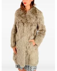 Maison Margiela - Shearling-Collar Coat - Lyst