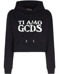 Gcds - Sudadera Ti Amo Corta Con Capucha - Lyst