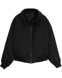 Yohji Yamamoto - Fleece-Collar Zip-Front Jacket - Lyst