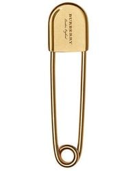 Burberry Brass Oversized Kilt Pin - Metallic