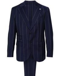 Luigi Bianchi - Striped Single-breasted Suit - Lyst