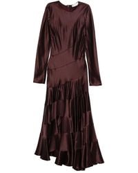Tory Burch - Vestido Con Paneles A Capas - Lyst