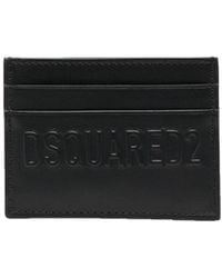 DSquared² - Debossed-logo Leather Cardholder - Lyst