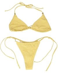 Elisabetta Franchi - Top Bikini A Pois - Lyst