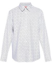 KENZO - Geometric-Pattern Shirt - Lyst
