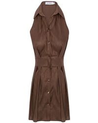 Hevron - Domino Halter-Neck Dress - Lyst