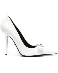 Versace - Gianni Ribbon 110mm レザーパンプス - Lyst