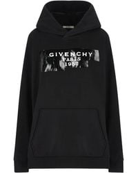 Givenchy - Sudadera De Algodón Con Capucha Y Logo - Lyst