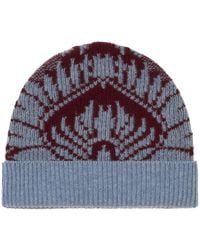Etro - Intarsia-Knit Wool Beanie - Lyst