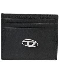 DIESEL - Logo-plaque Leather Cardholder - Lyst
