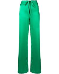 Woera - Straight-Leg Silk Trousers - Lyst
