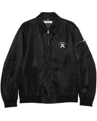 Undercover - Logo-Print Zip-Up Jacket - Lyst