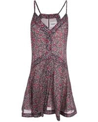 Isabel Marant - Short V-Neck Dress - Lyst