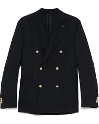 Lardini - Blazer con detalle de broche - Lyst