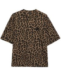 Anine Bing - Leopard-Print T-Shirt - Lyst