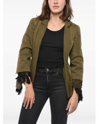 Comme des Garçons - Ruffle-Cuff Single-Breasted Jacket - Lyst