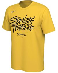 Nike - Nba Golden State Warriors Dri-fit "2019 Playoffs Bound Mantra" Tシャツ - Lyst