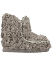 Mou - 18 Checkiang Fur Boots - Lyst