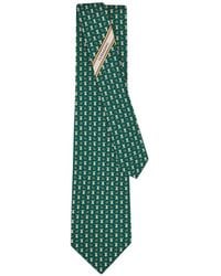 Ferragamo - Fido Print Silk Tie - Lyst