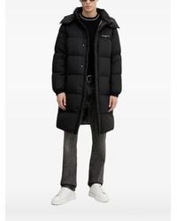 ARMANI EXCHANGE - Hooded Quilted Coat - Lyst