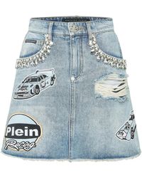 Philipp Plein - Stones Cars Racing Skirt - Lyst