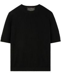 Alanui - Camiseta De Punto Fino Con Cuello Redondo - Lyst
