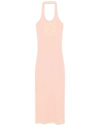 Loewe - Maxikleid Mit Anagram-Motiv - Lyst