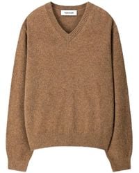 Tonywack - Shaggy Dog V-Neck Knitted Sweater - Lyst