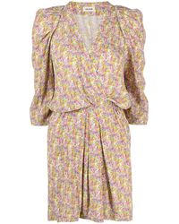 Zadig & Voltaire - Floral Wings-Print Mini Dress - Lyst