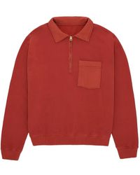 Fortela - Yale Half-Zip Sweatshirt - Lyst