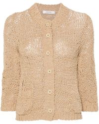Dorothee Schumacher - Open-knit Cropped Cotton Cardigan - Lyst