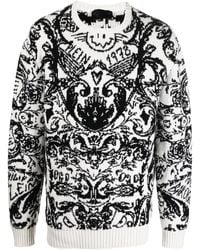 Philipp Plein - Intarsia-Knit Design Jumper - Lyst