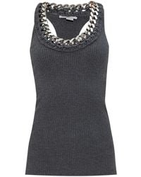 Stella McCartney - Chunky-Chain Tank Top - Lyst