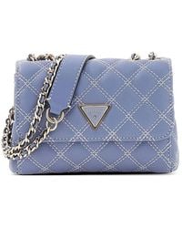 Guess - Giully Logo-Plaque Shoulder Bag - Lyst