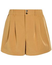 Varley - Tansy Pleated Belt-Loop Shorts - Lyst