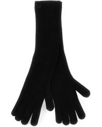 Weekend by Maxmara - Gants Longs En Maille Nervurée - Lyst