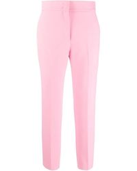 MSGM - High-waist Tailored Trousers - Lyst