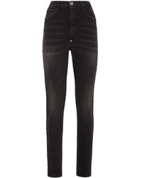 Philipp Plein - Distressed-Effect Skinny Jeans - Lyst