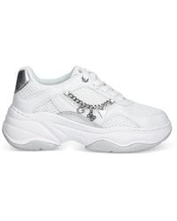 Guess - Harpaa Chain-Detail Sneakers - Lyst