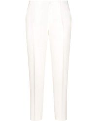 Dolce & Gabbana - Continuative Tailored Linen Trousers - Lyst