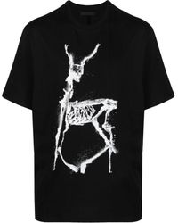HELIOT EMIL - Deluge-print Cotton T-shirt - Lyst